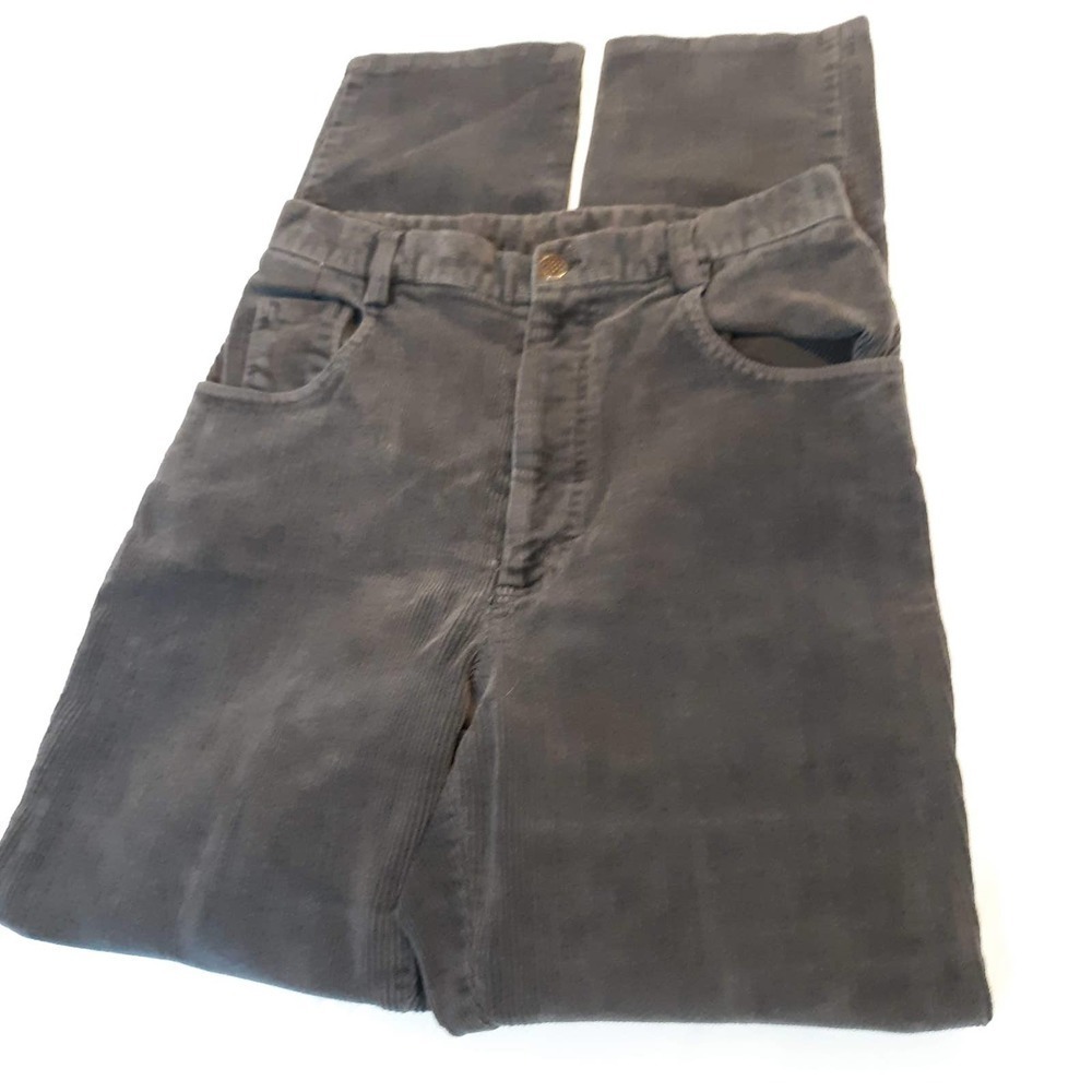 Forenza Women's Dark Gray Corduroy Pants Size 6 Style 26-4870